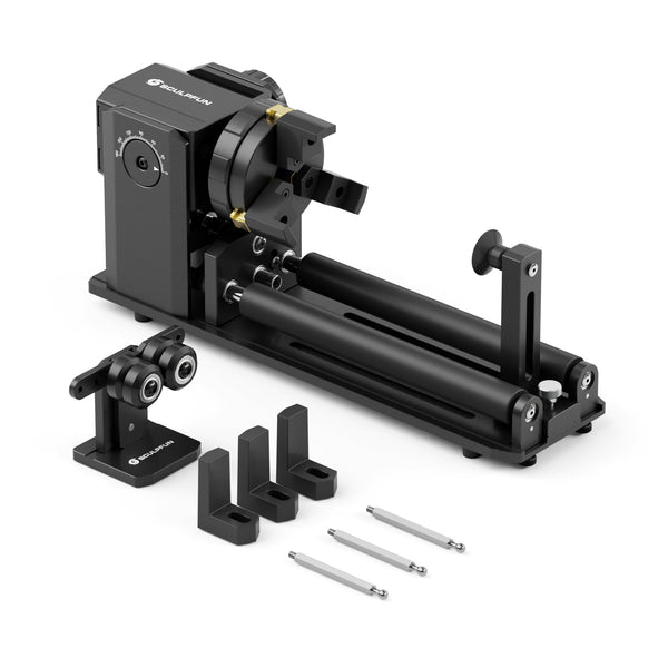 Sculpfun ra pro max 4 in 1 rotary chuck für laser graveuraver