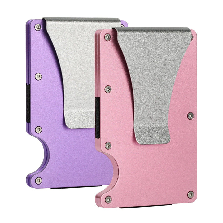 2 Packs Metal Wallet Card Holder