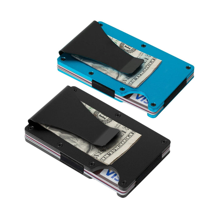 2 Packs Metal Wallet Card Holder