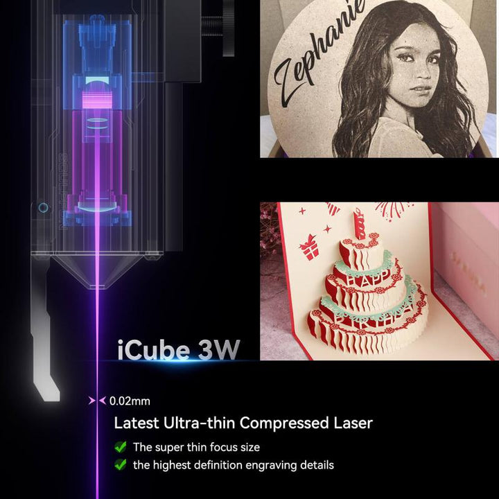 SCULPFUN iCube Luchtpomp en honingraatwerktafel voor iCube 3 W / iCube Pro 5 W / iCube Pro Max 10 W lasergraveermachine, snijmachine, bureaubescherming, geluidsarm, lage trillingen SCULPFUN iCube Luchtpomp en honingraatwerktafel voor iCube 3 W / iCube Pro 5 W / iCube Pro Max 10 W lasergraveermachine, snijmachine, bureaubescherming, geluidsarm, lage trillingen
