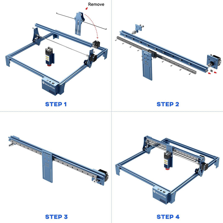 SCULPFUN S6/S9 X-axis Linear Guide Upgrade Kit