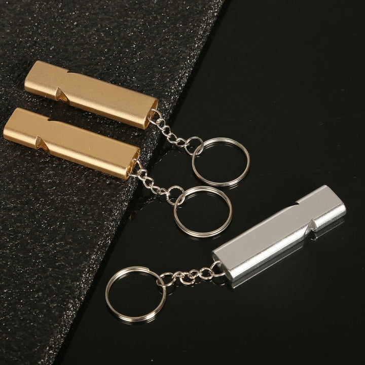 10 Packs Gold and Silver Emergency Whistle