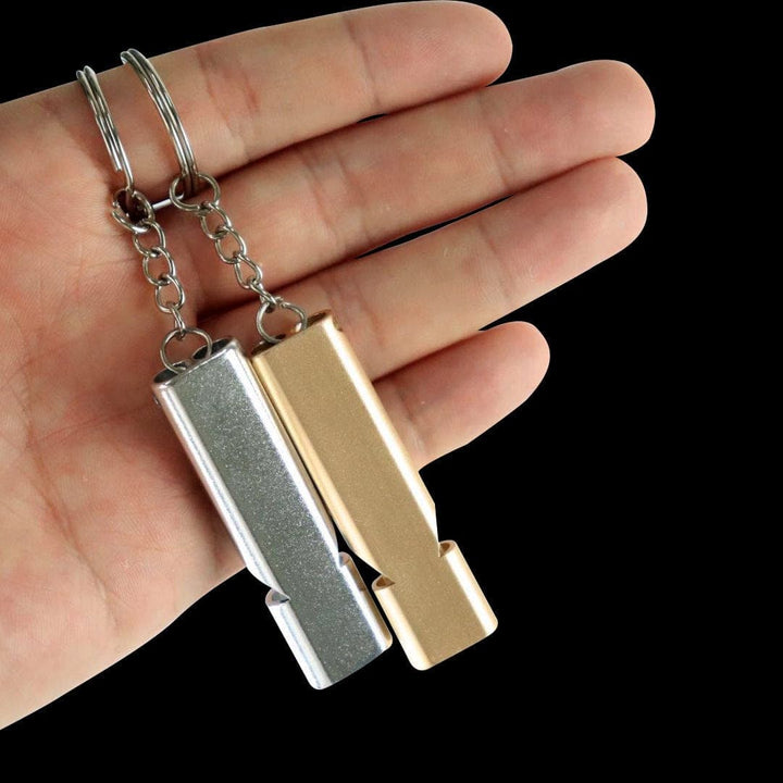 10 Packs Gold and Silver Emergency Whistle