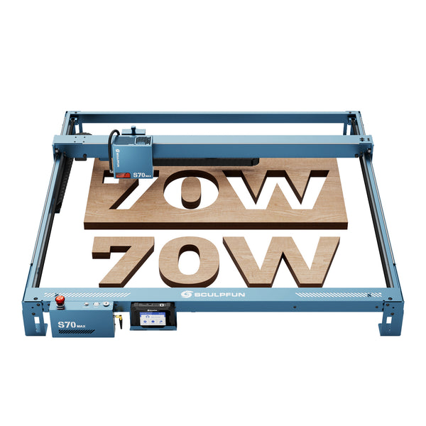 SCULPFUN S70 MAX 70W Laser Engraver and Cutting Machine