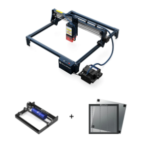 SCULPFUN S30 Pro 10W Laser Engraver + Rotary Roller + 35*35cm Honeycomb Panel